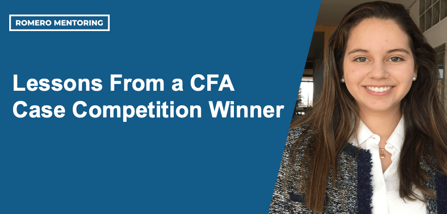 Lessons From a CFA Case Competition Winner