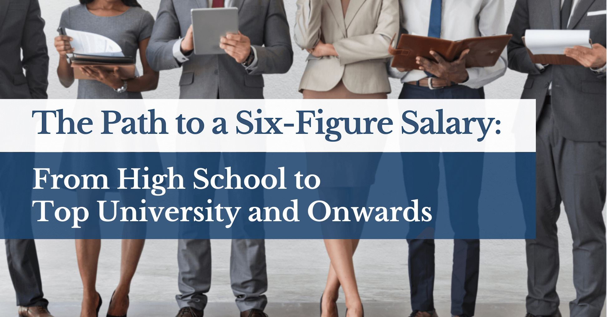 The Path To A Six Figure Salary From High School To Top University And 