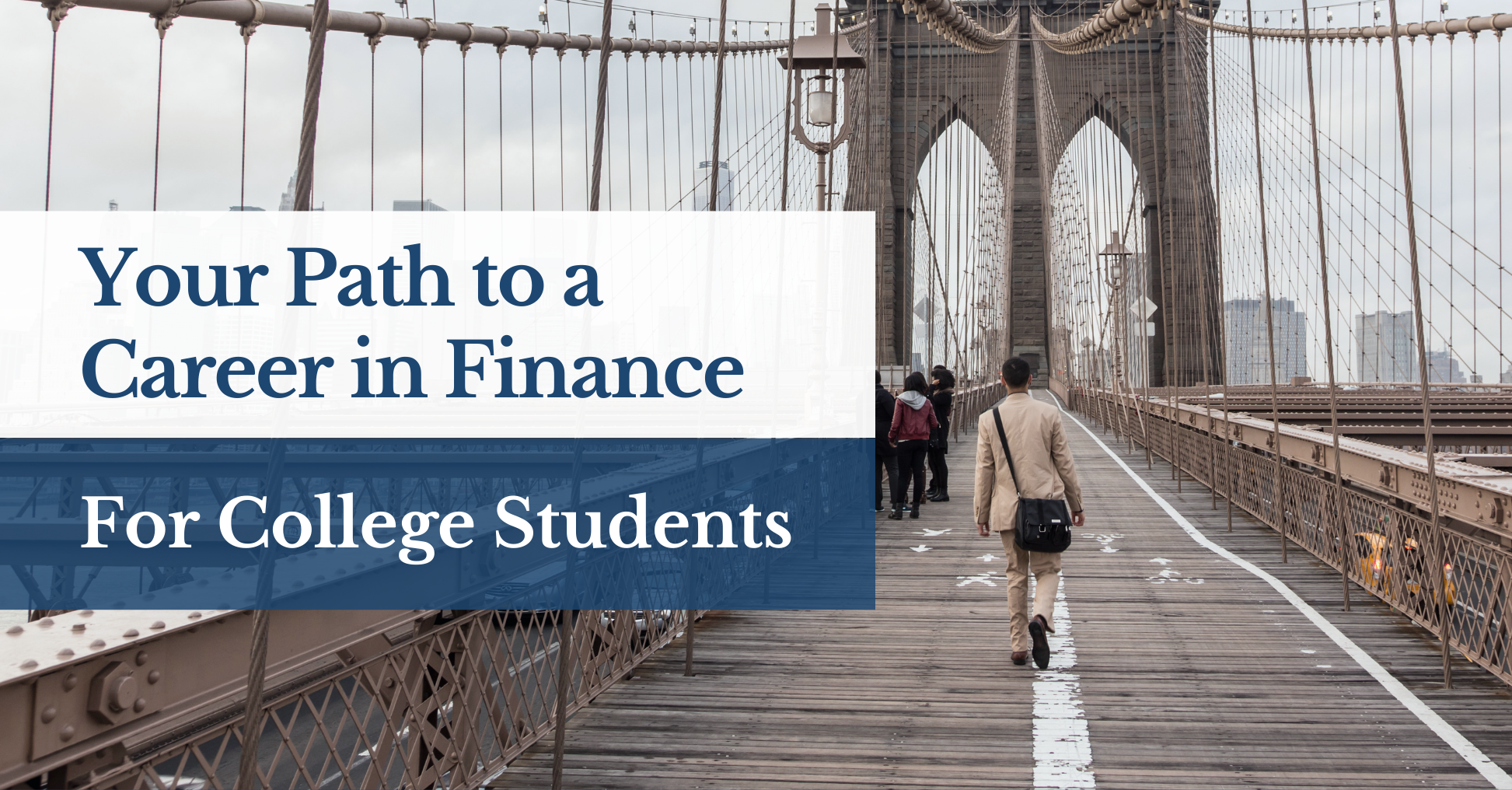 Your Path to a Career in Finance